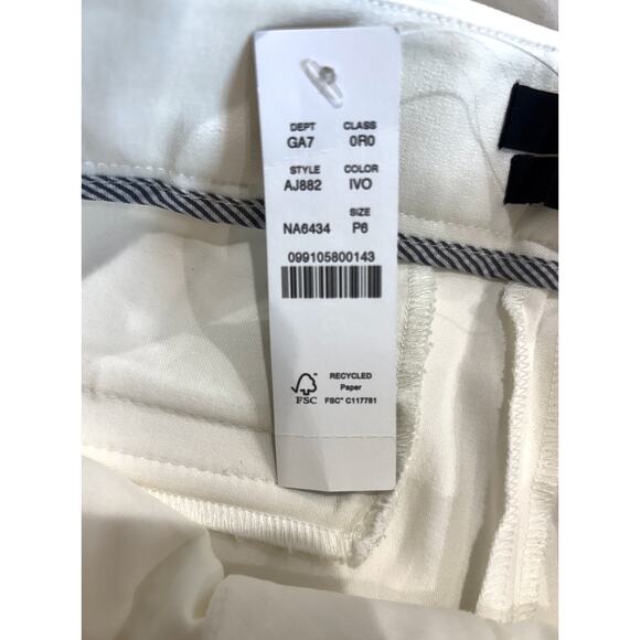 J.Crew Hayden Kick Crop Pants 6 Petite NWT - Picture 6 of 7